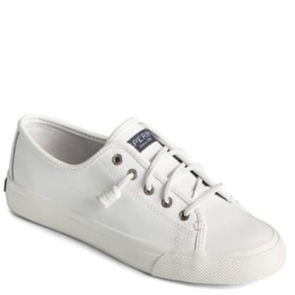 Speedy Seacoast Leather Sneaker, White